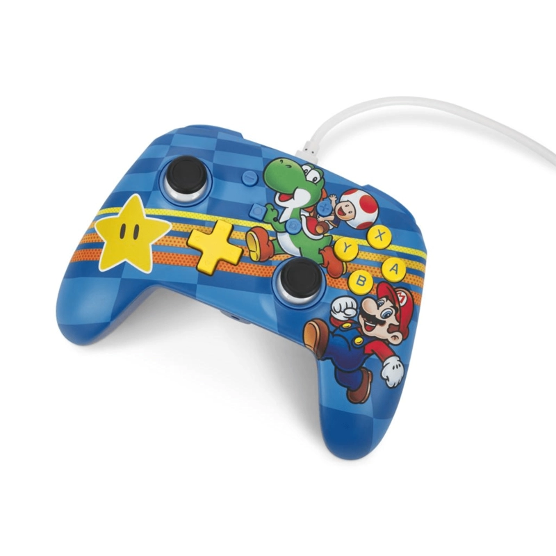 CONTROL NINTENDO SWITCH POWERA CON CABLE - EDICION SUPER MARIO - 4