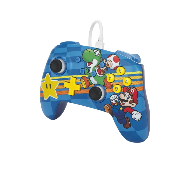 CONTROL NINTENDO SWITCH POWERA CON CABLE - EDICION SUPER MARIO - 6