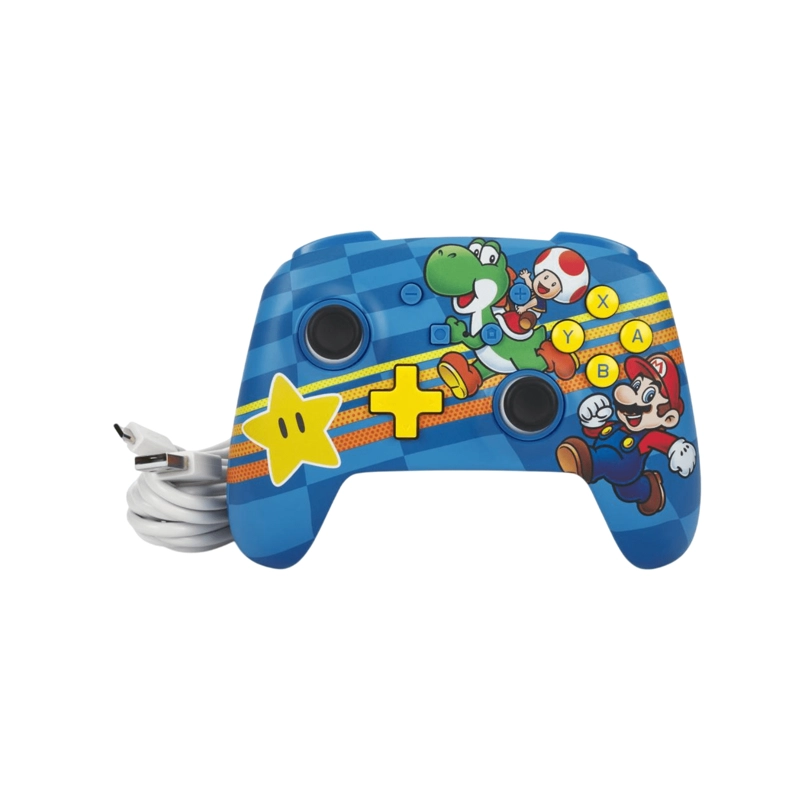 CONTROL NINTENDO SWITCH POWERA CON CABLE - EDICION SUPER MARIO - 7