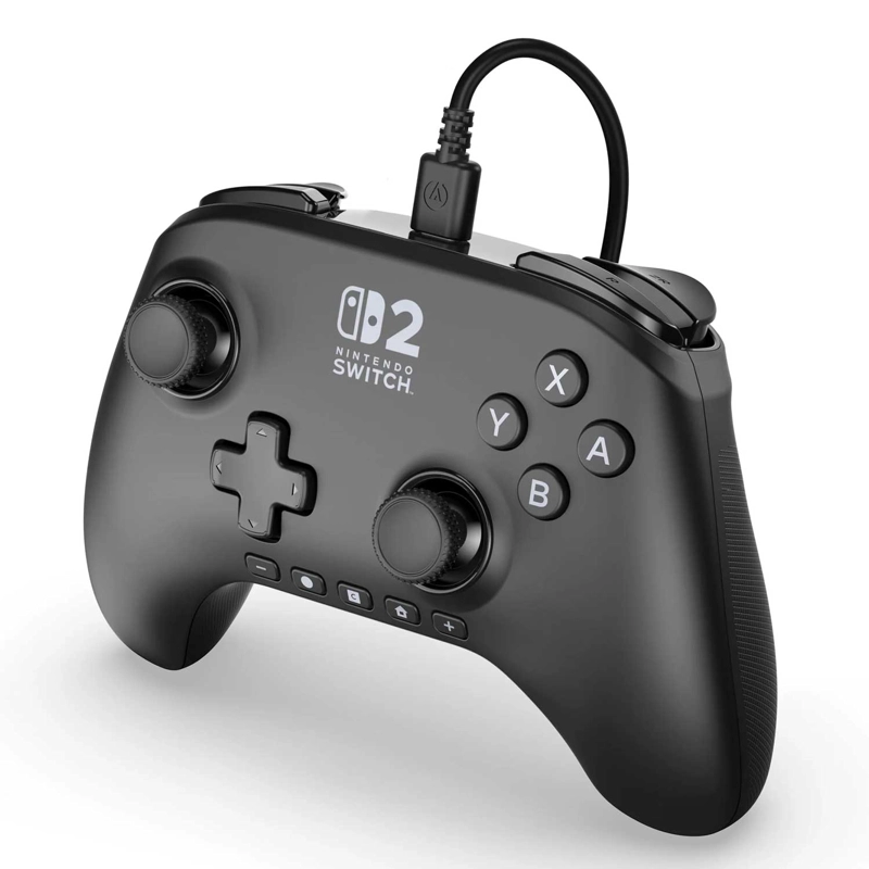 CONTROL CON CABLE POWERA ADVANTAGE PARA NINTENDO SWITCH 2 NEGRO - 2
