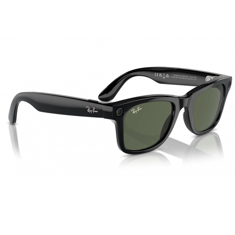 LENTES INTELIGENTES RAY-BAN META WAYFARER RW4006 NEGRO LENTES VERDE G-15 - 6