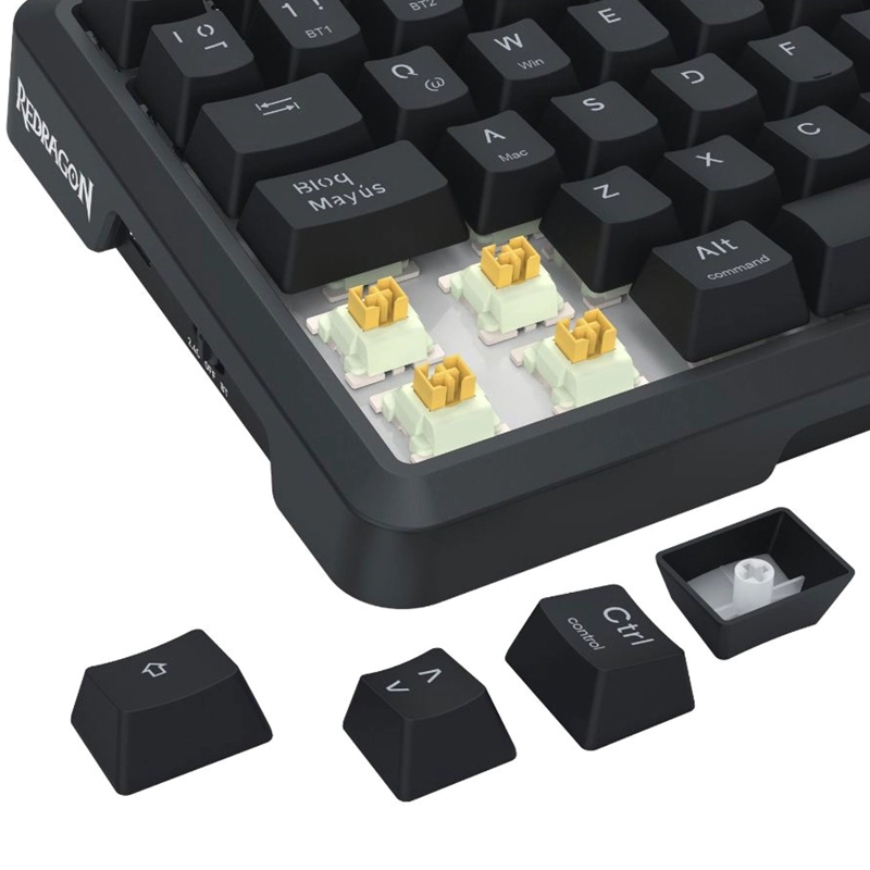 TECLADO MECANICO REDRAGON UCAL LCD PRO K724RGB-PRO SP ESPANOL RGB - 9