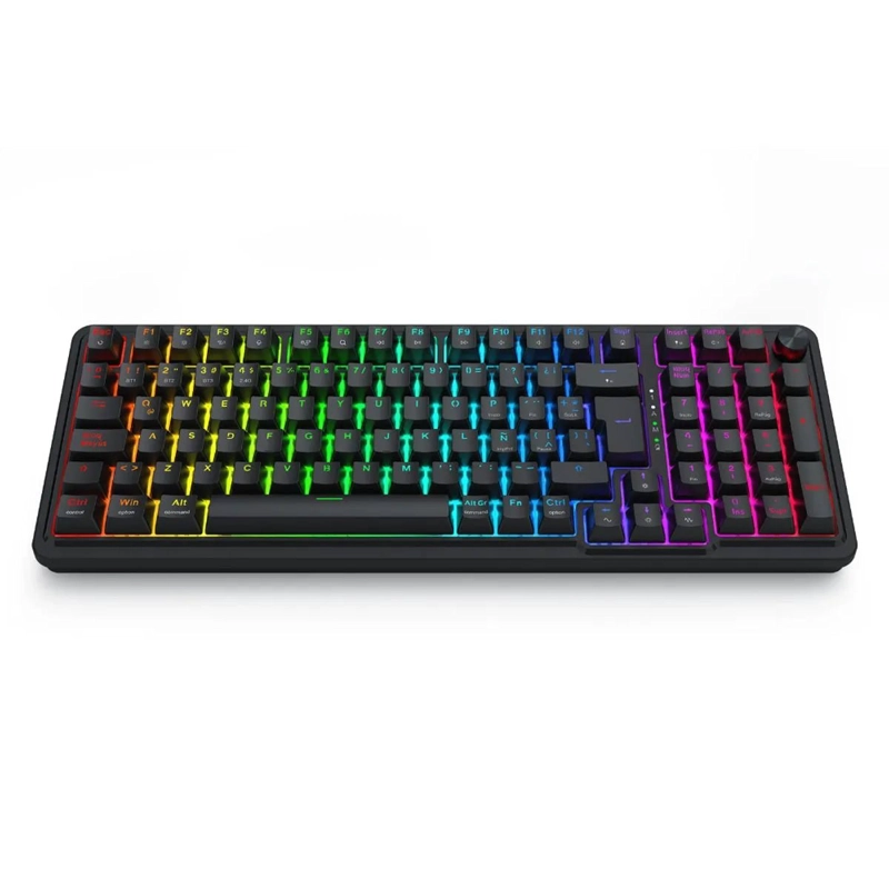TECLADO GAMER REDRAGON EISA MAGNETIC K686 HALL EFFECT RGB 98 TECLAS ESPANOL LATINO NEGRO - 3