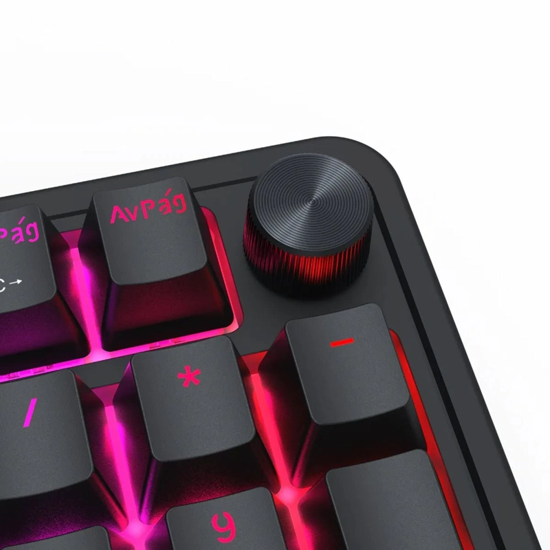 TECLADO GAMER REDRAGON EISA MAGNETIC K686 HALL EFFECT RGB 98 TECLAS ESPANOL LATINO NEGRO - 4