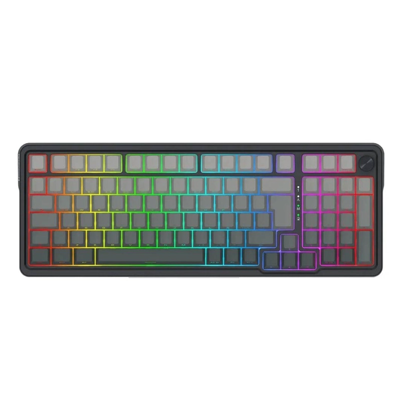 TECLADO GAMER REDRAGON EISA MAX K686SP-RGB-MAX GRIS - 1