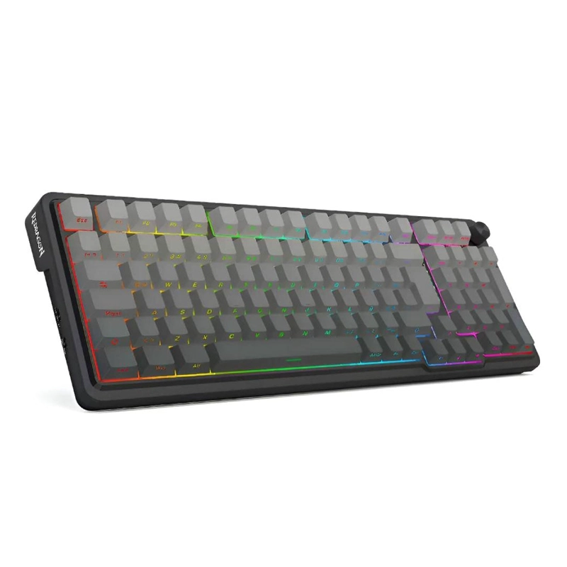 TECLADO GAMER REDRAGON EISA MAX K686SP-RGB-MAX GRIS - 2