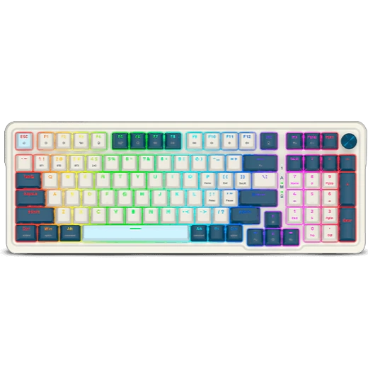 TECLADO MECANICO REDRAGON EISA K686 98% CON TRIPLE CONEXION, RGB CHROMA, COMPATIBLE WINDOWS/MAC, - 1