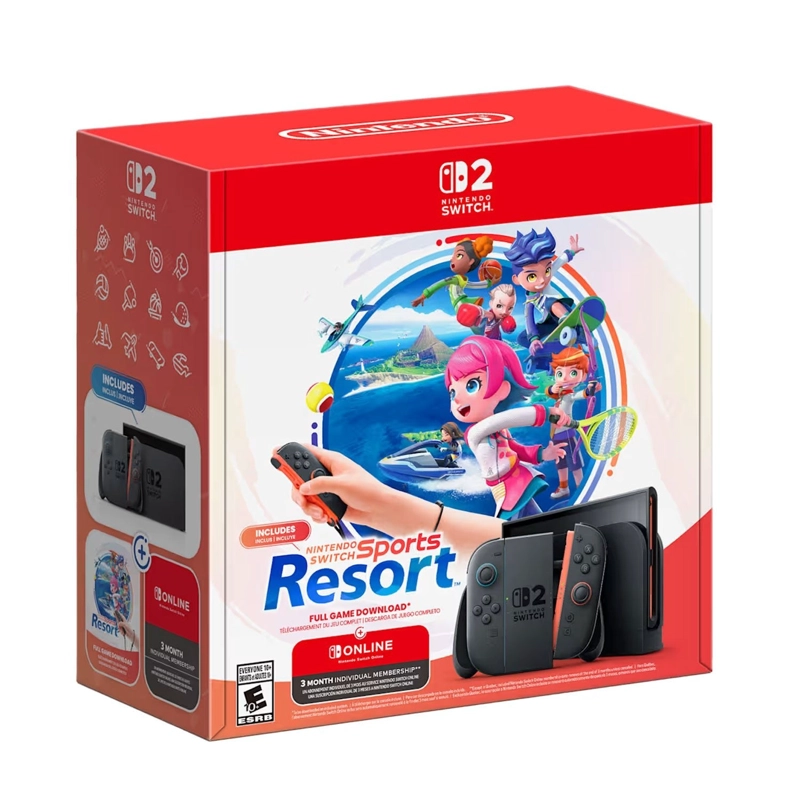CONSOLA NINTENDO SWITCH 2 + NINTENDO SWITCH SPORTS RESORT - 1