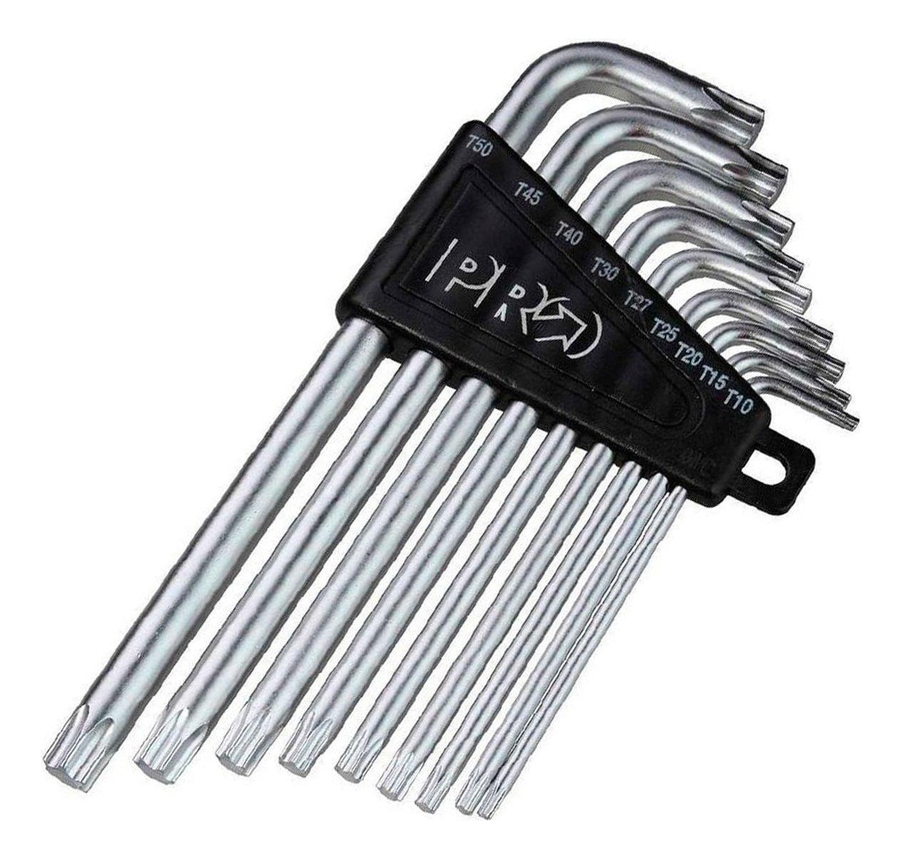 JUEGO DE LLAVES BICICLETA PRO TOOL TORX KEY SET T10-T50 - 1