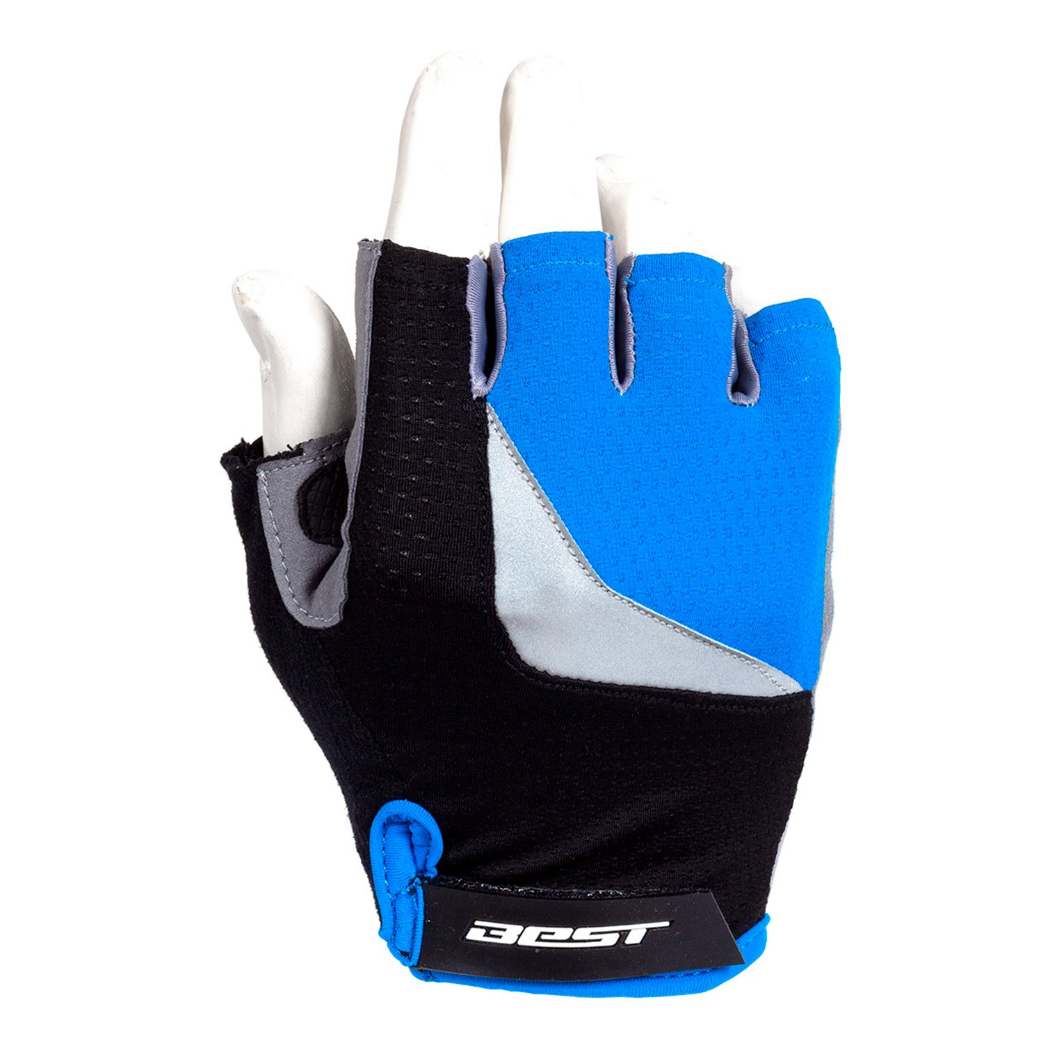 GUANTE CORTO BEST AZUL/NEGRO TALLA L - 2