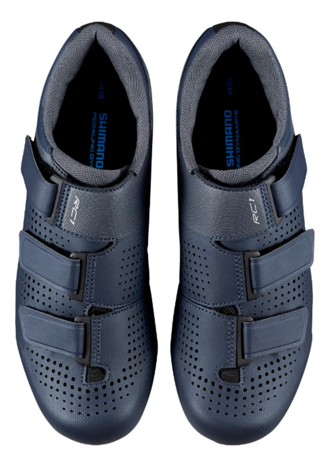 ZAPATILLAS MUJER SHIMANO AZUL CICLISMO RUTA SH-RC100 - 4