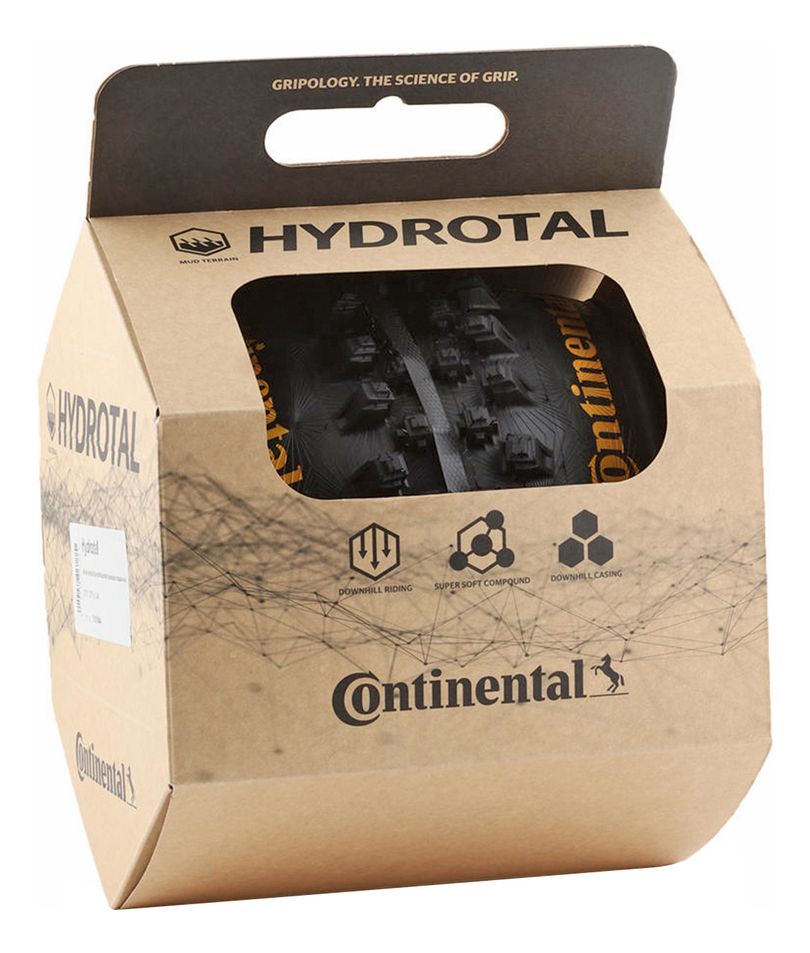 NEUMATICO CONTINENTAL HYDROTAL DOWNHILL SUPERSOFT 27.5 X 2.4 - 2