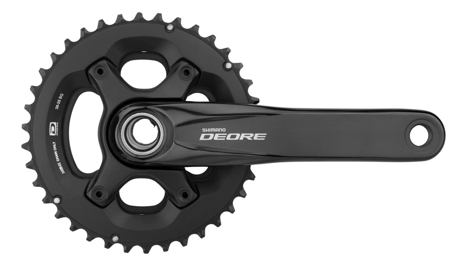 VOLANTE SHIMANO FC-M6000-2 DEORE (175MM, 38-28T) - 1