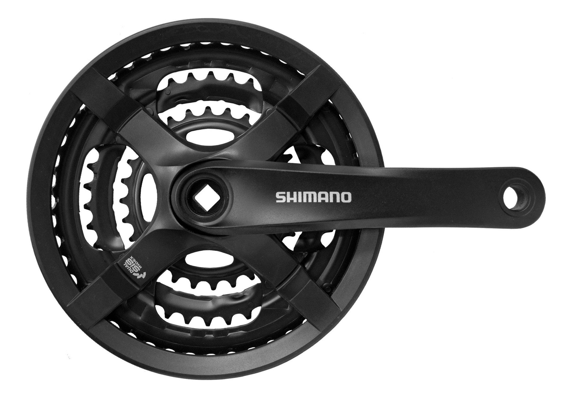 VOLANTE SHIMANO FC-TY501 6/7/8V, 170MM, 48X38X28T NEGRO - 1