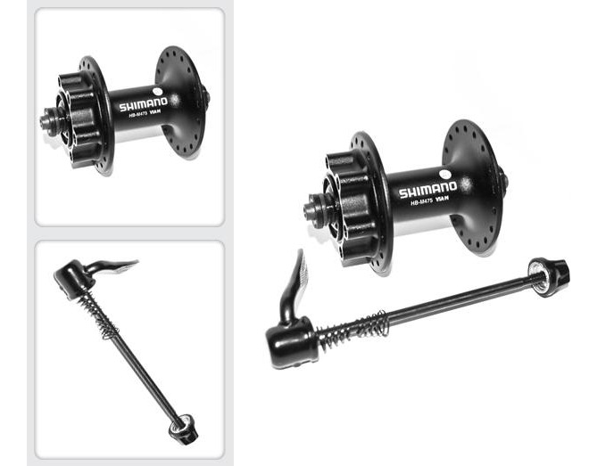 MAZA DELANTERA SHIMANO HB-M475 36H - 1