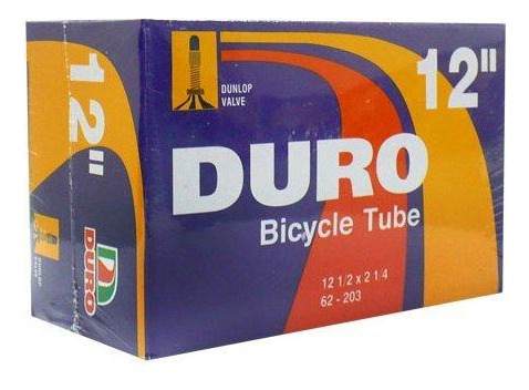 CAMARA BICICLETA DURO 12 VALVULA BICICLETA 30MM BUTILO - 1
