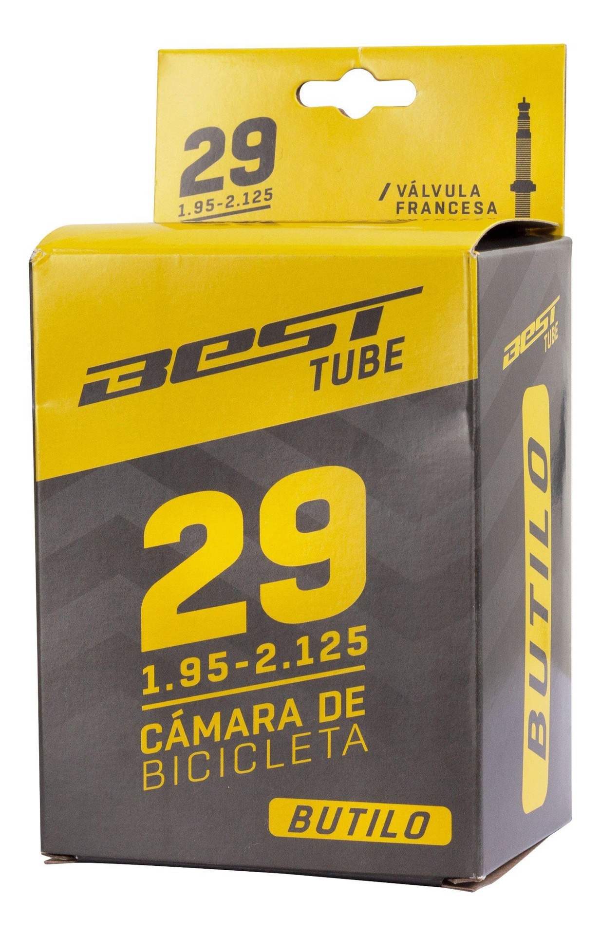 CAMARA BICICLETA BEST ARO 29 X 2.125 BUTILO VALVULA FRANCESA - 1