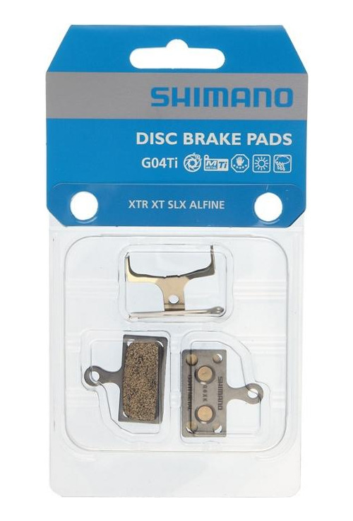 PASTILLA DE FRENO DE DISCO METALICA SHIMANO G04TI-MX 1 PAR - 1