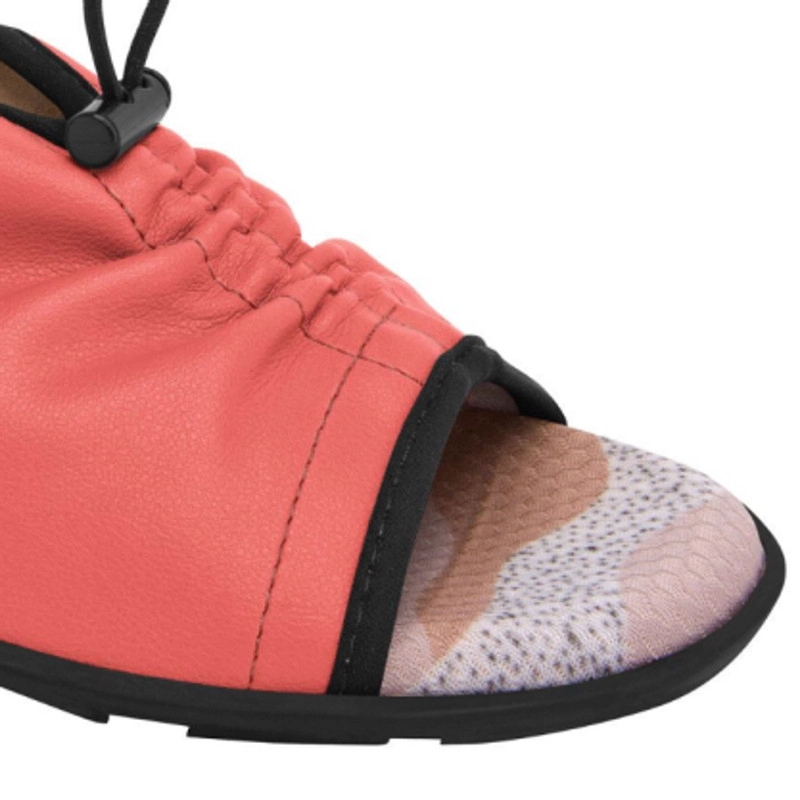 SANDALIA PICCADILLY MUJER_ NEGRO/ROSA - 2