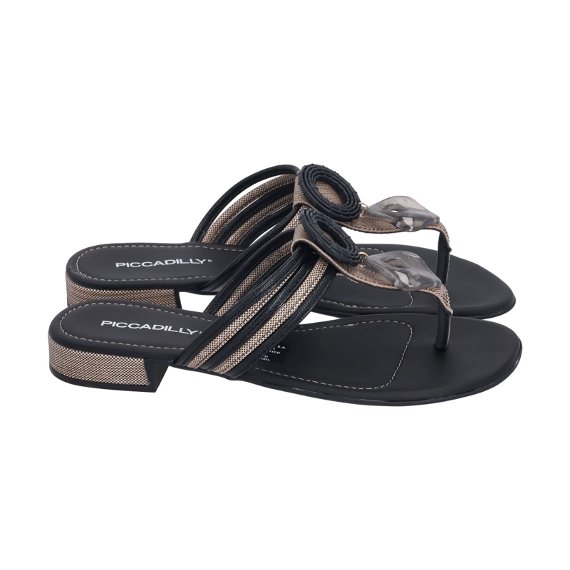 SANDALIAS MUJER PICCADILLY NEGRO GABI 6239 - 3