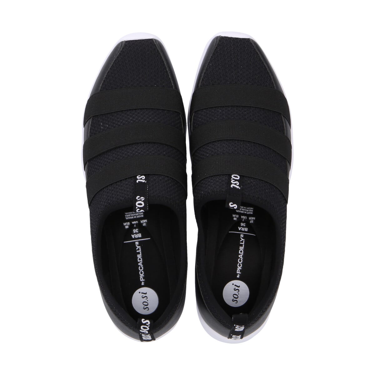 ZAPATILLAS MUJER PICCADILLY NEGRO 772 - 2