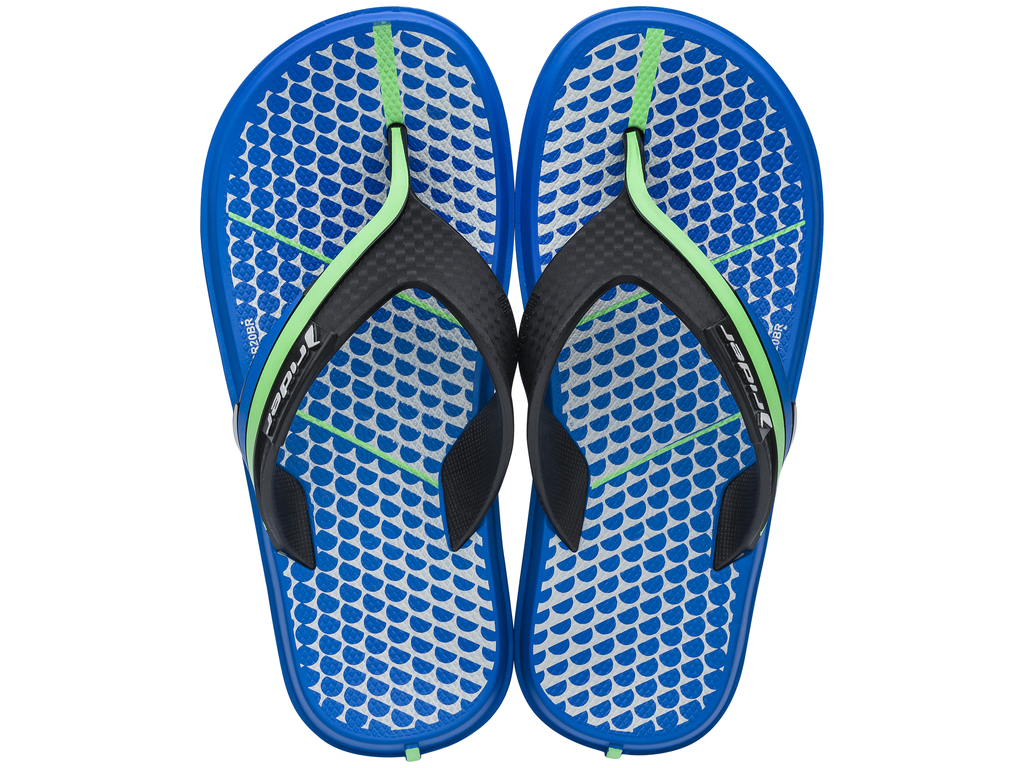 SANDALIAS STREET KIDS AZUL RIDER | NEGRO - 1