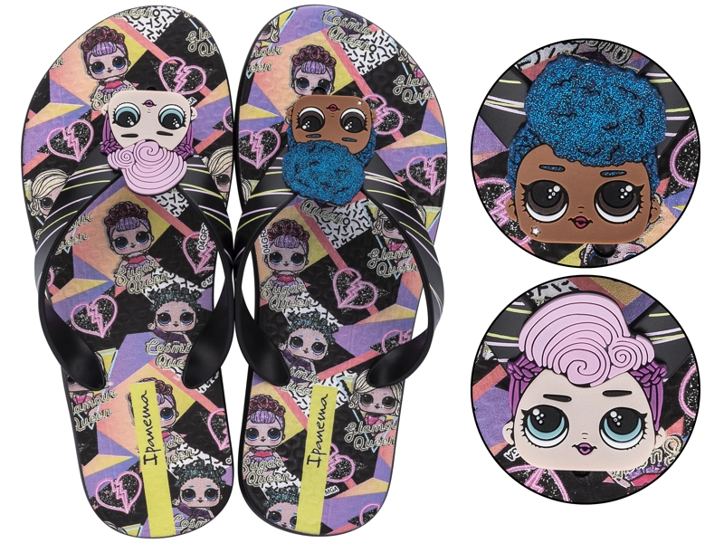 SANDALIA INFANTIL NEGRO LOL 236 IPANEMA - 1