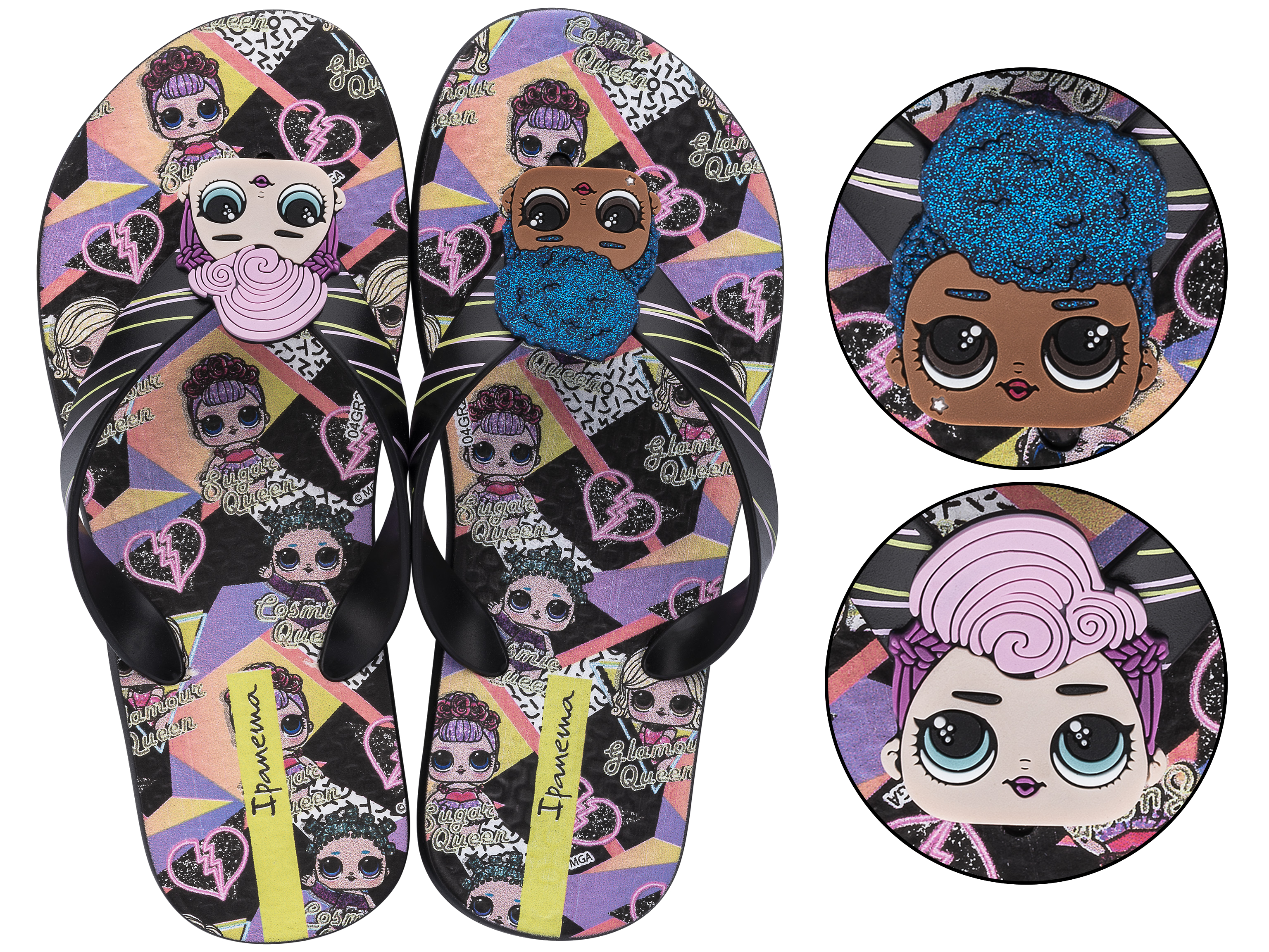 SANDALIAS MUJER IPANEMA NEGRO INFANTIL LOL 236 - 1