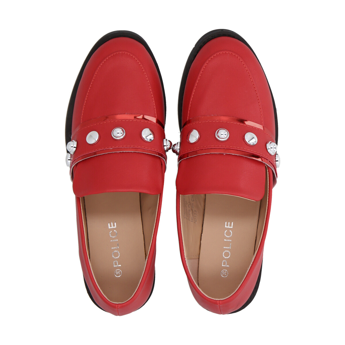 ZAPATO MUJER ROJO LOLA 77 POLICE - 2