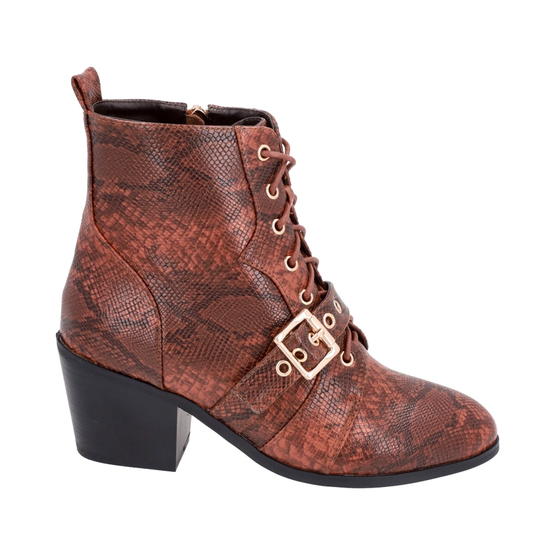 BOTIN LEZZARD MARRON POLICE - 1