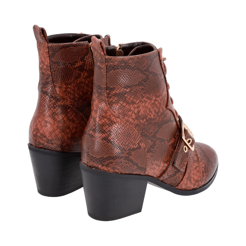BOTIN LEZZARD MARRON POLICE - 3