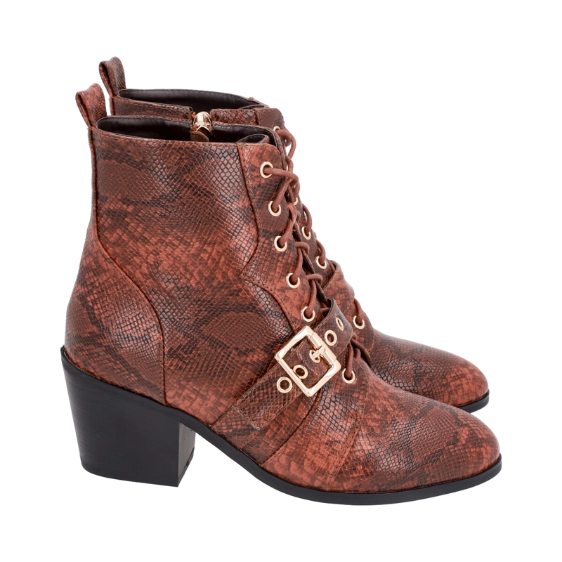 BOTIN LEZZARD MARRON POLICE - 5