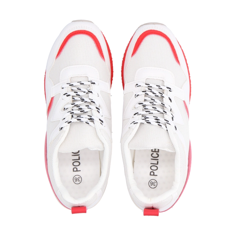ZAPATILLAS MUJER BLANCO/FLUOR AMALIA POLICE - 2
