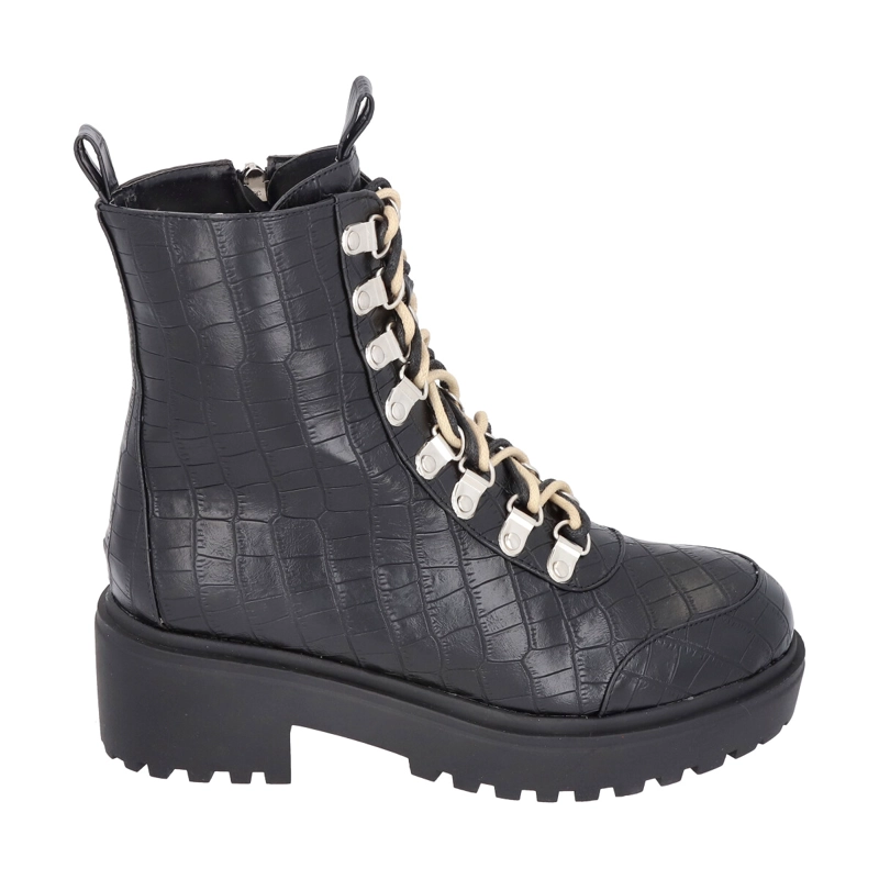BOTÍN NEGRO BORCEGO LONDON 45 POLICE - 1