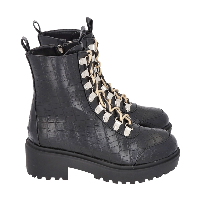 BOTÍN NEGRO BORCEGO LONDON 45 POLICE - 3