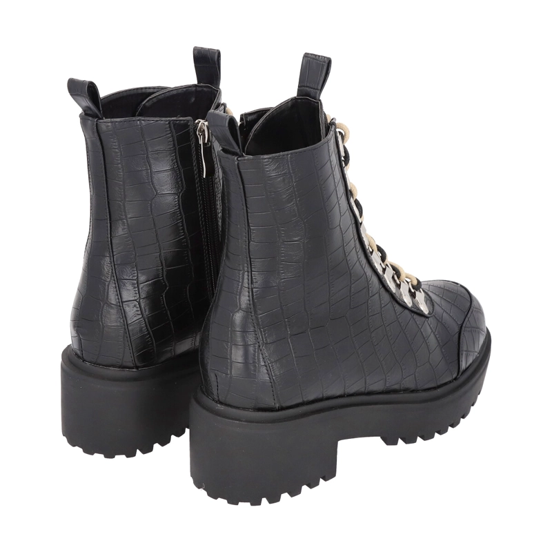 BOTÍN NEGRO BORCEGO LONDON 45 POLICE - 5