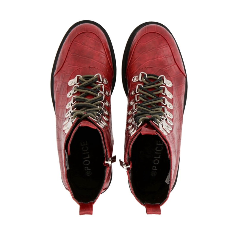 BOTÍN ROJO BORCEGO LONDON 46 POLICE - 2