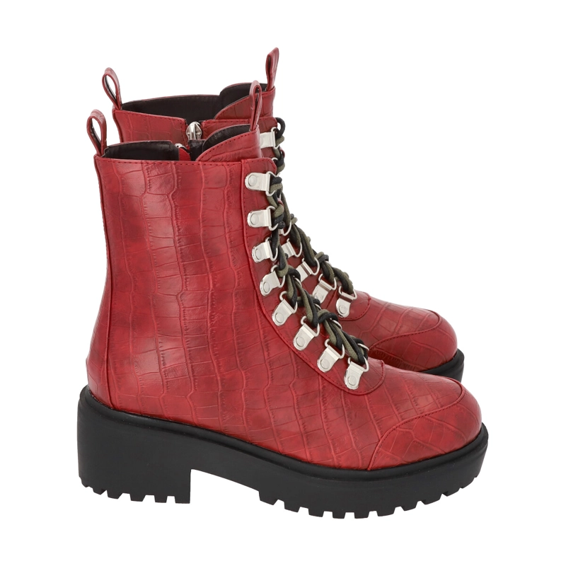 BOTÍN ROJO BORCEGO LONDON 46 POLICE - 3