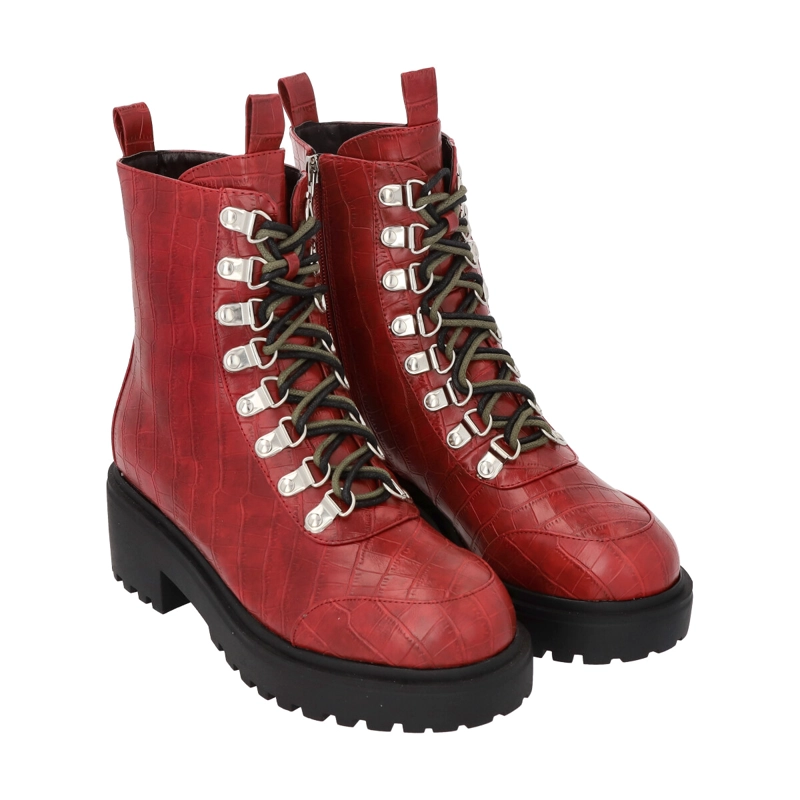 BOTÍN ROJO BORCEGO LONDON 46 POLICE - 4