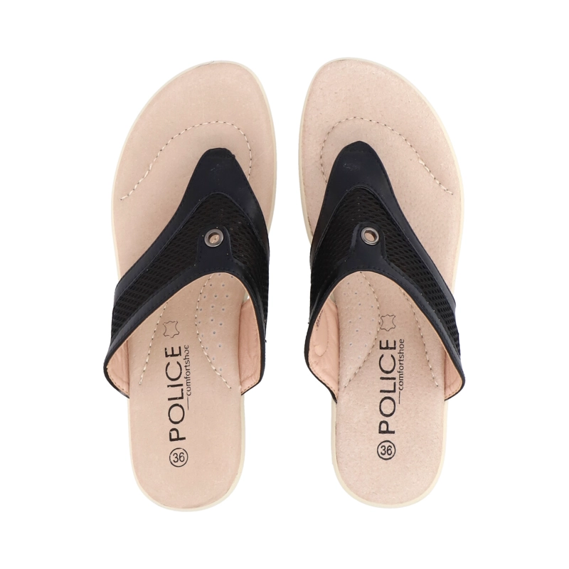 SANDALIAS MUJER POLICE NEGRO LIBERTY - 3