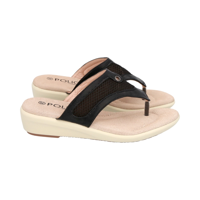 SANDALIAS MUJER POLICE NEGRO LIBERTY - 4
