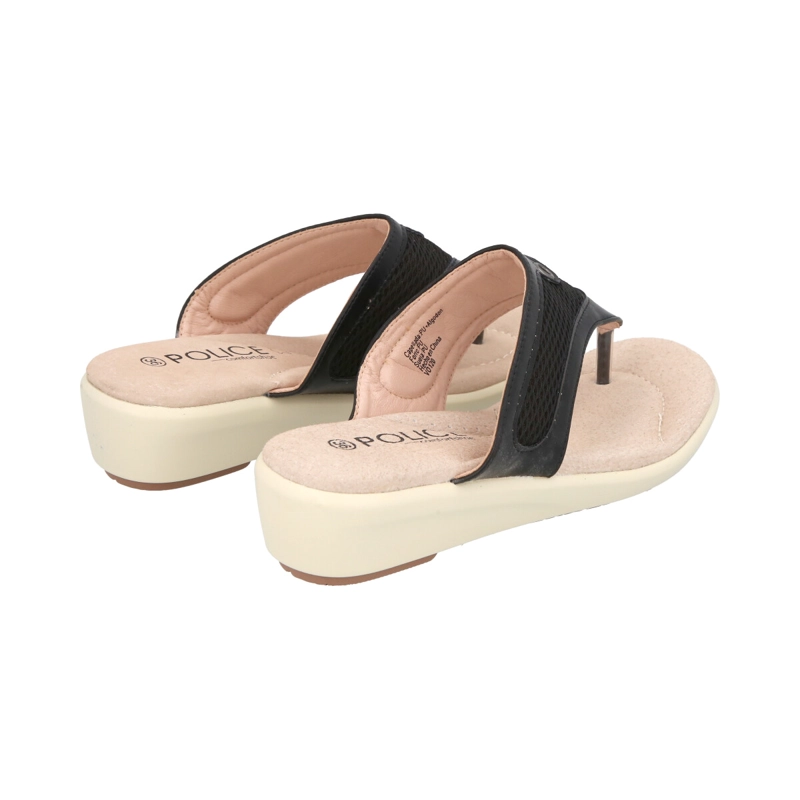 SANDALIAS MUJER POLICE NEGRO LIBERTY - 5