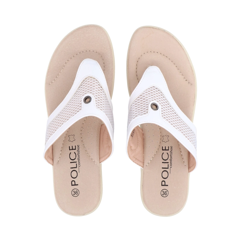 SANDALIA MUJER BLANCO LIBERTY POLICE - 3