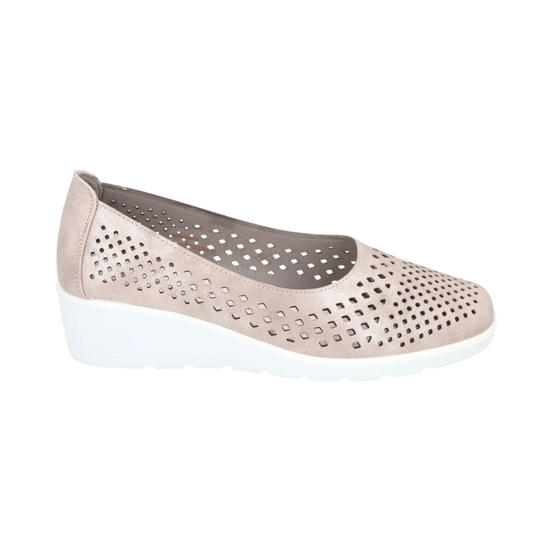 ZAPATO MUJER DORADO CONFORT POLICE - 1