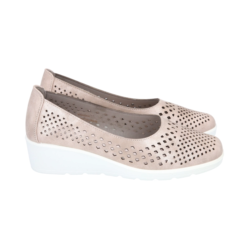 ZAPATO MUJER DORADO CONFORT POLICE - 4