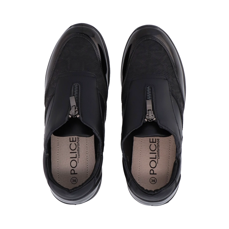 ZAPATILLAS MUJER POLICE NEGRO HUT - 3