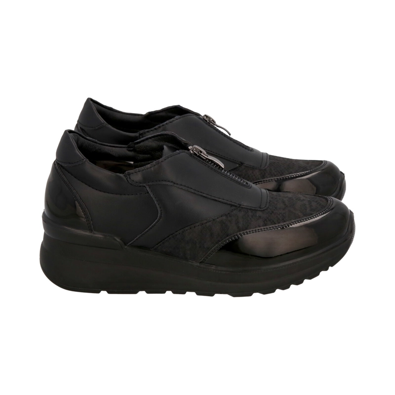 ZAPATILLAS MUJER POLICE NEGRO HUT - 4