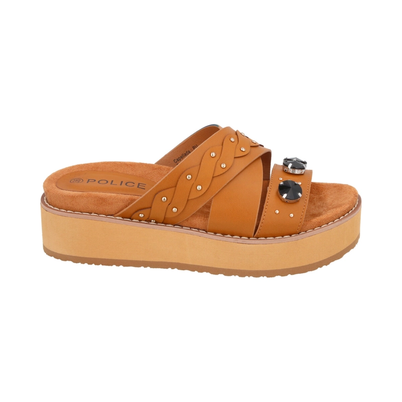 SANDALIA MUJER CAMEL BALTIK POLICE - 1
