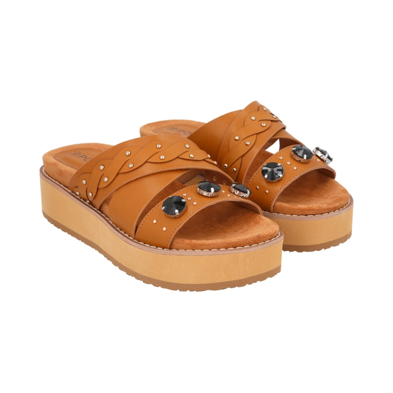 SANDALIA MUJER CAMEL BALTIK POLICE - 2