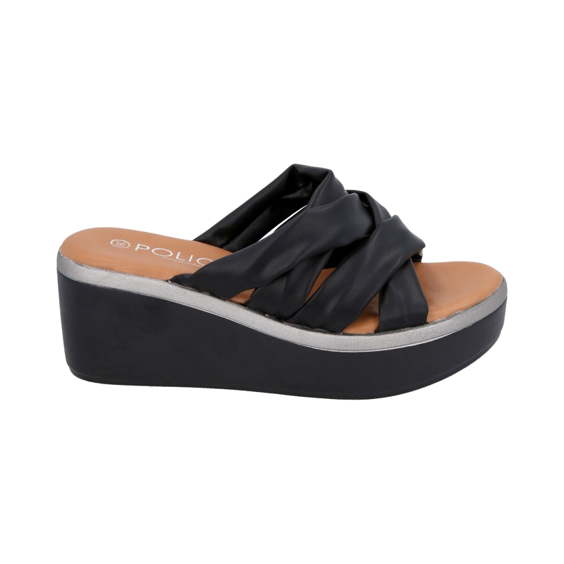 SANDALIAS MUJER POLICE NEGRO LELE - 1